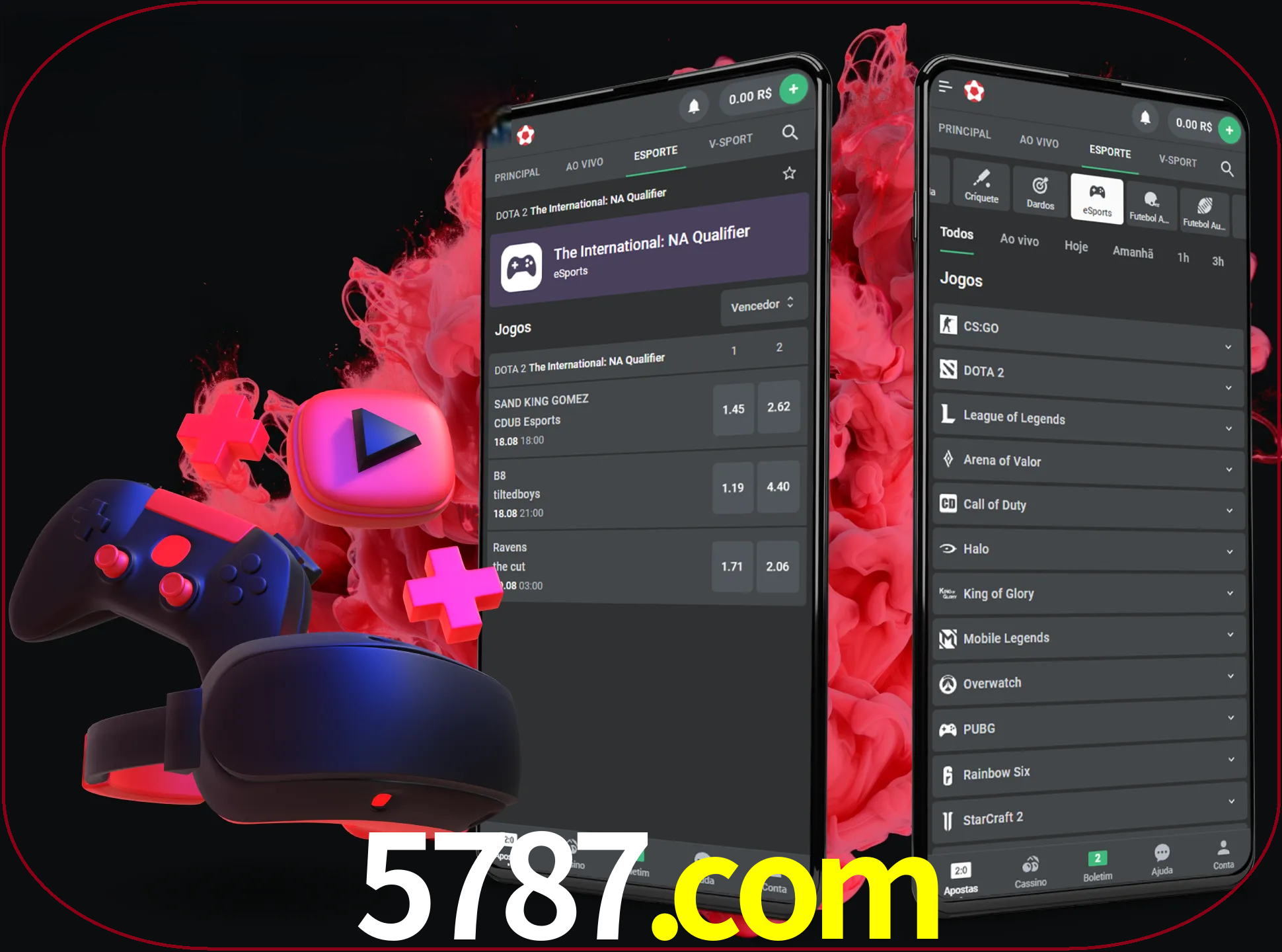 Para ter a aplicação móvel 5787 no seu smartphone, basta descarregar o ficheiro apk e seguir as instruções.