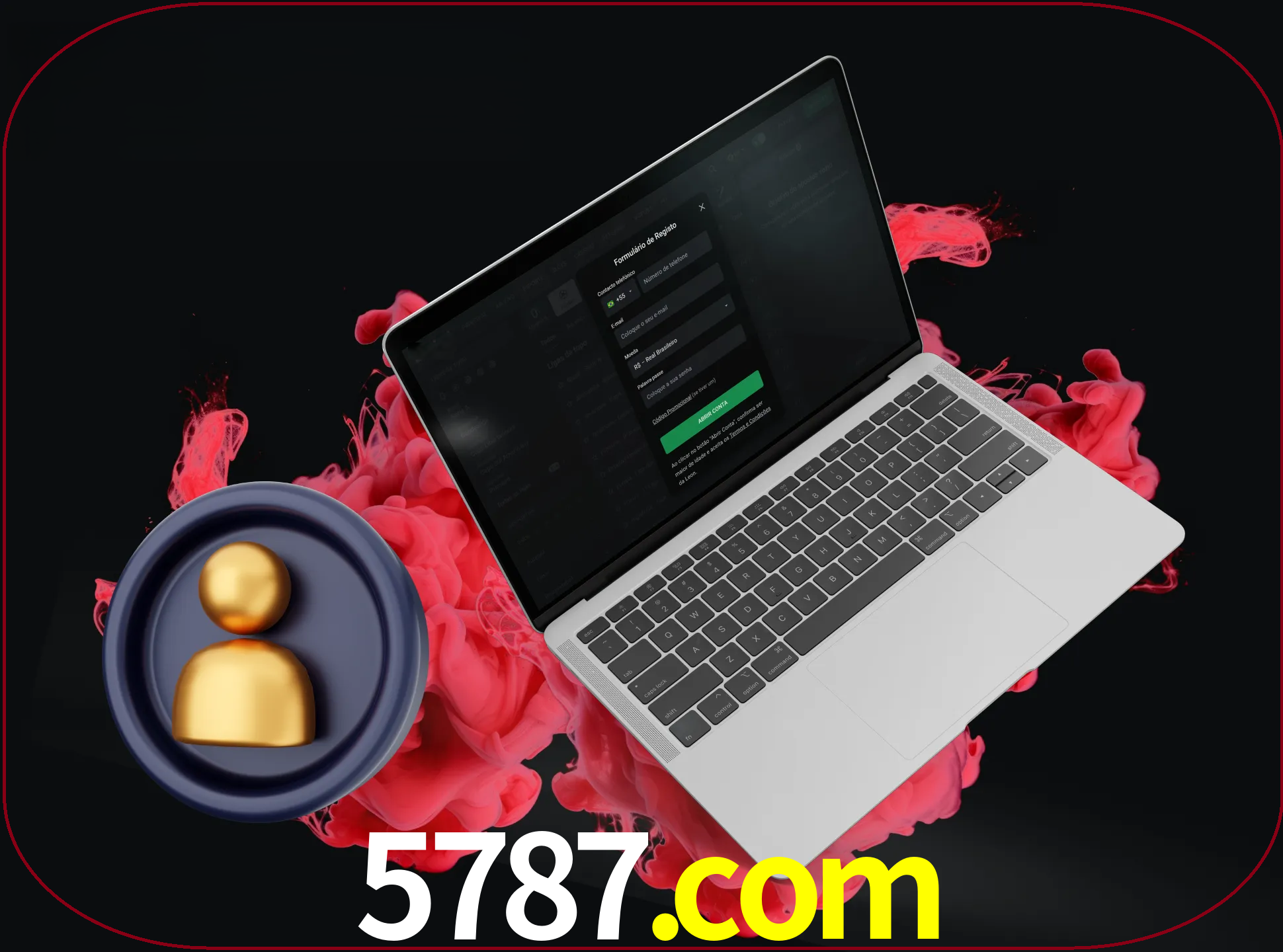 No cabeçalho do site 5787, clique no botão que o levará a um formulário especial onde terá de introduzir as suas informações actuais.